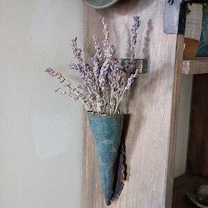 Blue Ceramic Hanging Vase